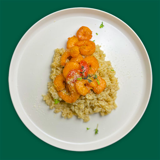 Shrimp risotto