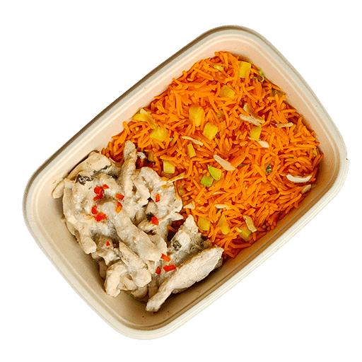 GRILLED CHICKEN SAFFRON RICE